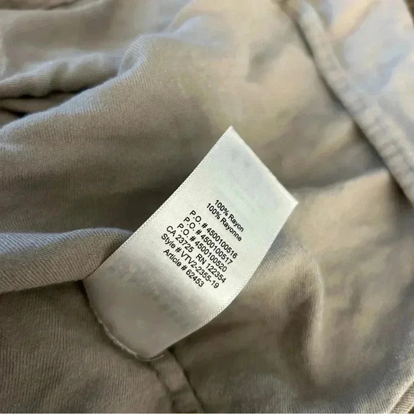 Sunday Best Aritzia taupe tan Aitken short sleeve blouse cardigan XXS-XS - Picture 4 of 8